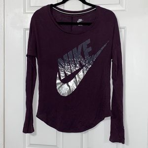 ‼️SOLD‼️ NIKE Long Sleeve Purple Top
